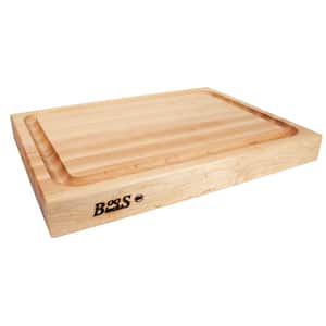 1-Piece Maple Wood Reversible Cutting Board