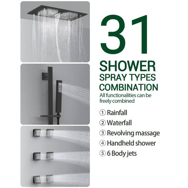 Mua Oil Rubbed Bronze Thermostatic Shower Faucet Set Wall Mounted 12 Mua Oil Rubbed Bronze Thermostatic Shower Faucet Set Wall Mounted 12
