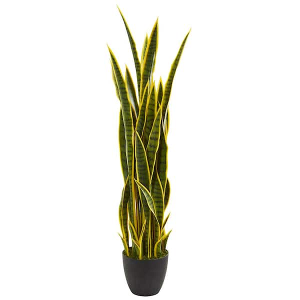 Indoor 4 ft. Sansevieria Artificial Plant