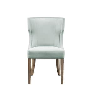 Fillmore Light Sage Green Upholstered Wingback Dining Chair