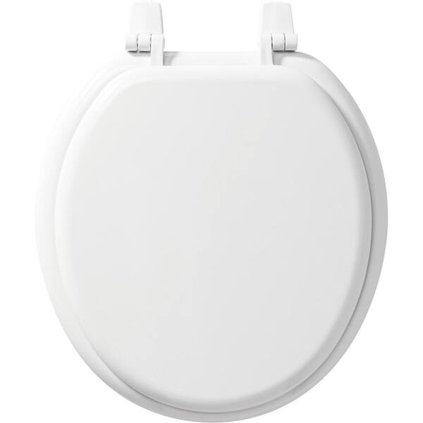 Bemis Round Closed Front Toilet Seat In White 400tta 000 The Home Depot - Bemis Toilet Seat Cover Installation