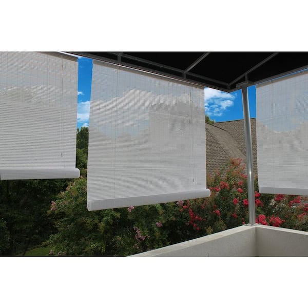 Pvc Exterior Roll Up Patio Sun Shade 36, Outdoor Pvc Roll Up Blinds