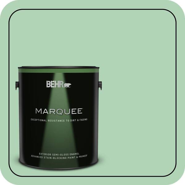 BEHR MARQUEE 1 gal. #M410-3 Enchanted Meadow Semi-Gloss Enamel Exterior Paint & Primer
