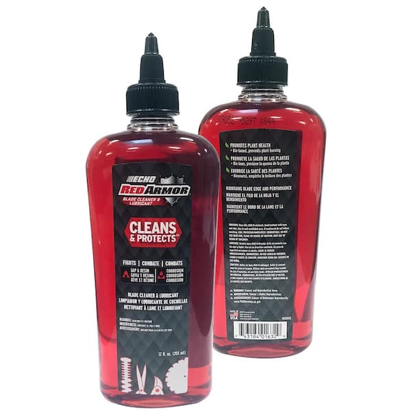 Echo Red Armor 12 Oz Blade Cleaner And Lubricant 4550012 The Home Depot