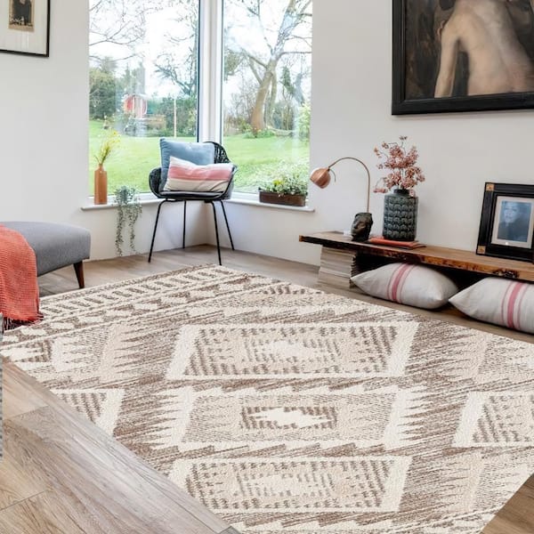 ACME FARNITURE MONTECITO RUG ラグ　140×200 Amazon.com: BoutiqueRugs Atira Modern Checkered Shag Area