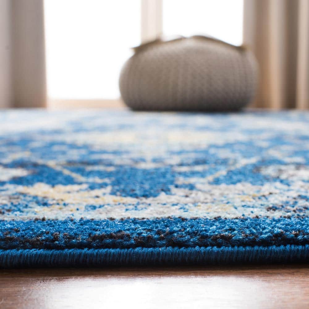 Royal Ivory High Pile Synthetic Rectangular Rug