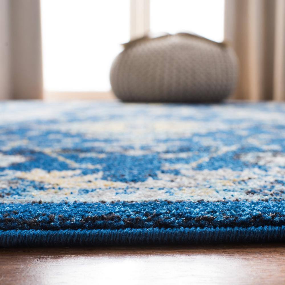 Royal Ivory High Pile Synthetic 4' x 6' Rectangular Rug