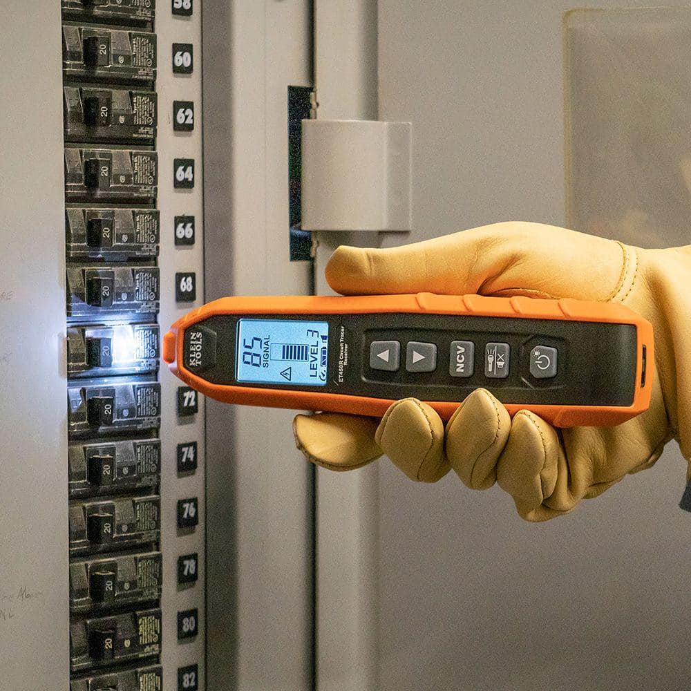 Advanced Orange and Black Circuit Tracer Kit with Digital Display