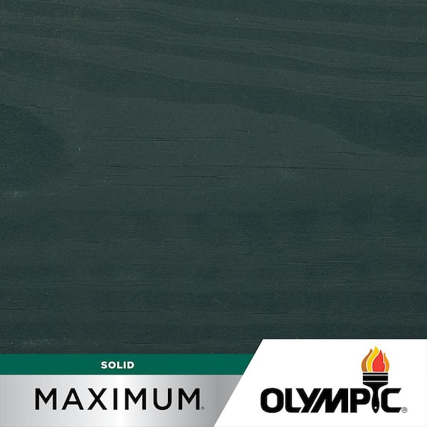 Olympic Maximum 1 gal. Midnight Blue Solid Color Exterior Stain and Sealant in One