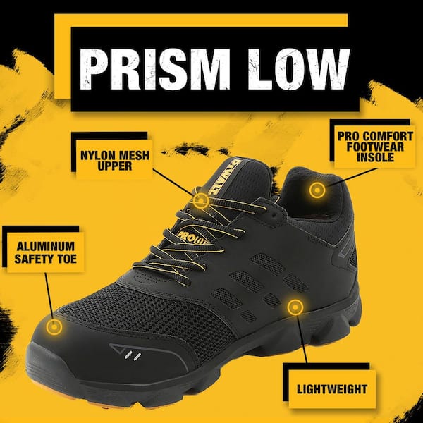 DEWALT Prism Low Men's Aluminium Safety Toe Work Shoe - DEWALT Footwear