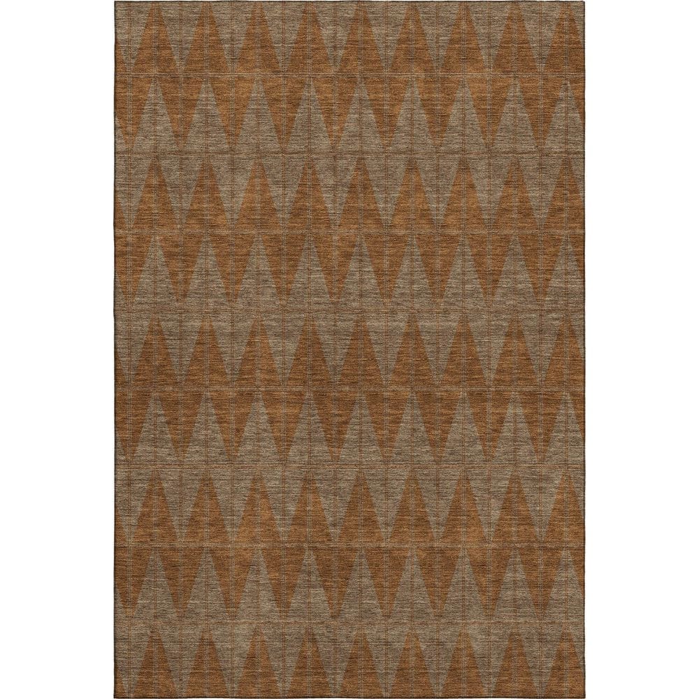 Mayfield Premium Machine Washable Abstract AMF2415 Paprika 10 ft. x 14 ft. Area Rug price history on PriceWatchPro