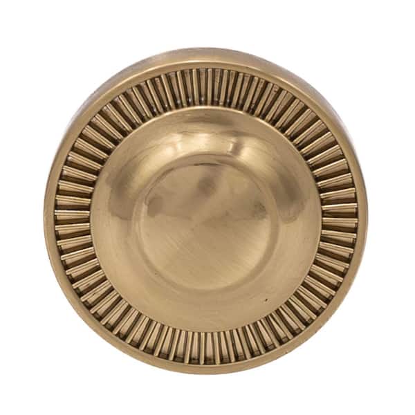 Minted 1-1/2 in. (38 mm) Satin Brass Round Cabinet Knob