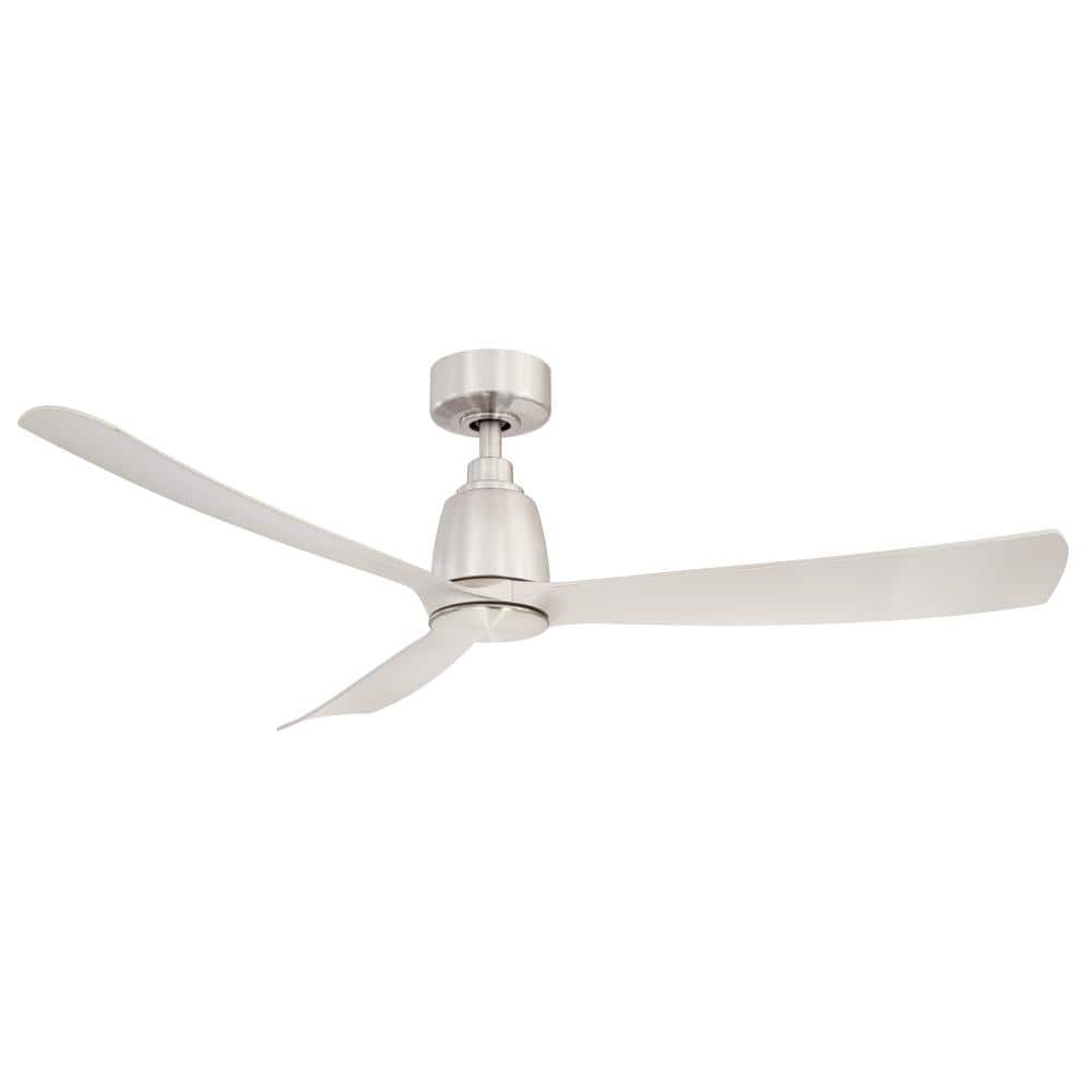 Brushed Nickel 52" Smart Ceiling Fan with Remote