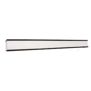 Randolph 2 Rubbed Bronze LED Wall Sconce with LumaFuse Linen White Shade