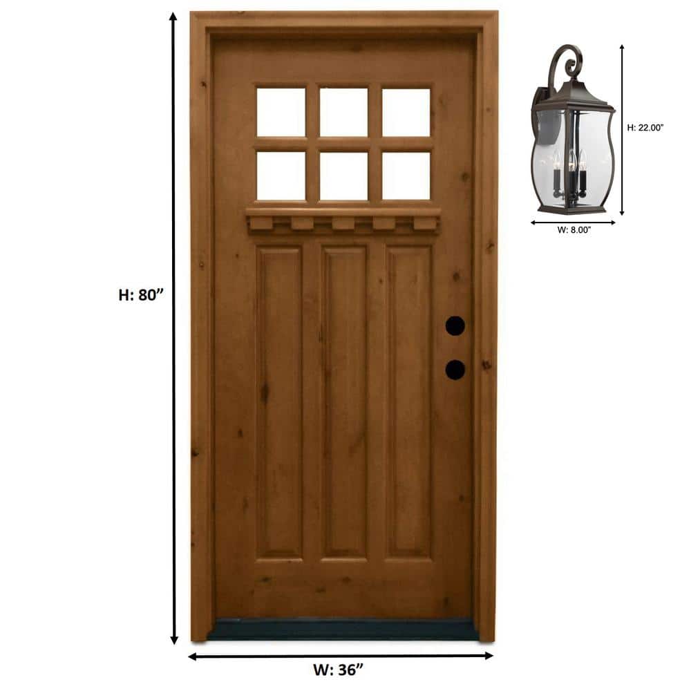 Elegant Township 3-Light Cylinder Outdoor Wall Lantern in Oil Rubbed Bronze