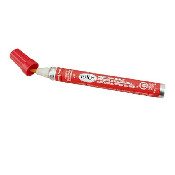 Testors Gloss Red Enamel Paint Marker (6-Pack) 2503C - The Home Depot