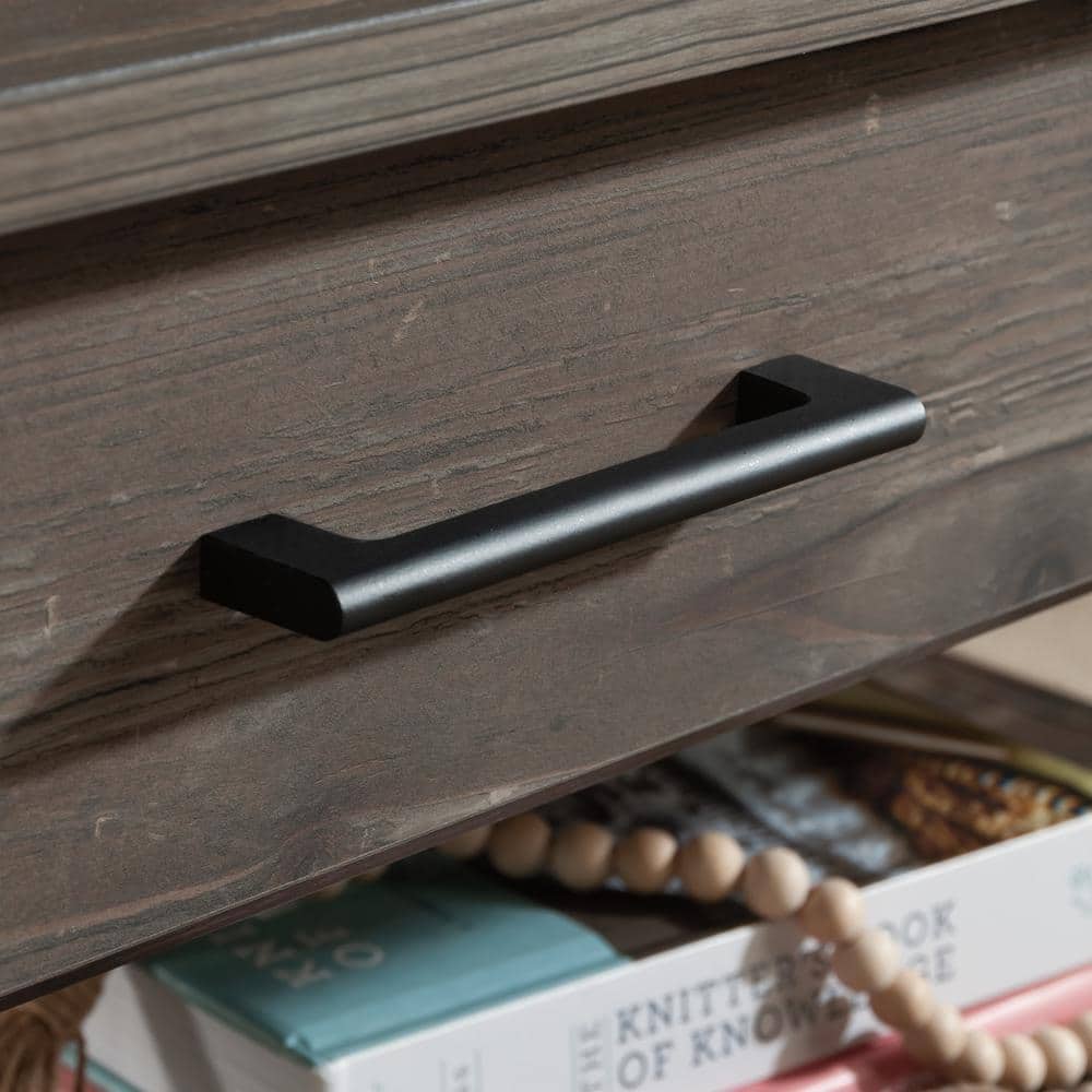 Pebble Pine Lift-Top Coffee Table with Storage Shelf