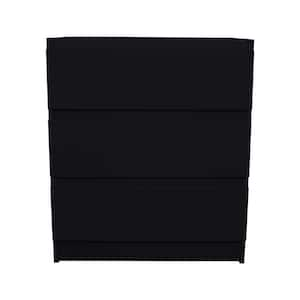 Pepper 30 in. W x 20 in. D Bath Vanity Cabinet Only in Glossy Black