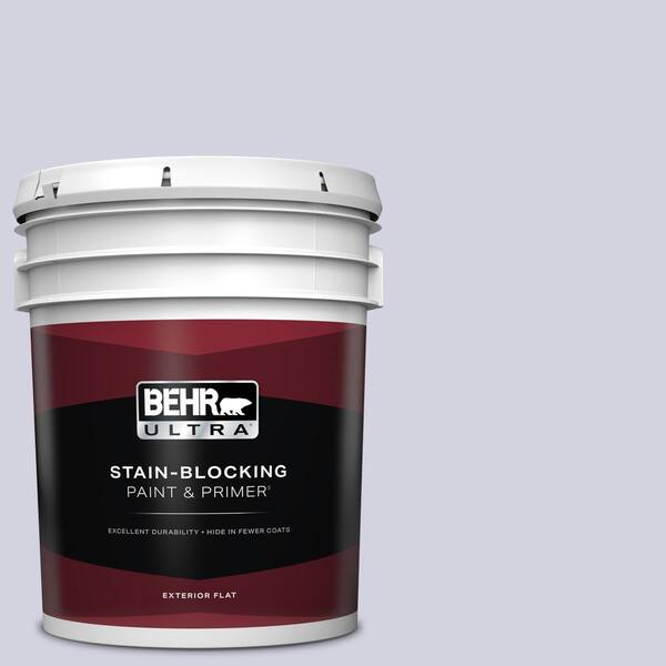 BEHR ULTRA 5 gal. #S560-1 Courteous Flat Exterior Paint & Primer