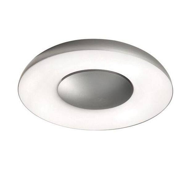 Philips Element 1-Light Brushed Nickel Ceiling/Wall Flushmount Sconce