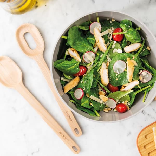 Leo Salad Bowl with Serving Set