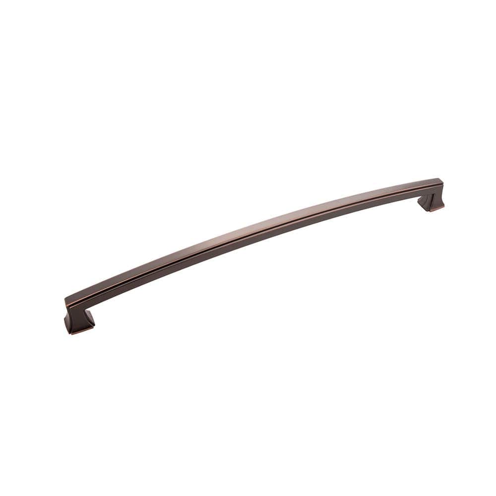 Bridges Collection 12 in. (305mm) Center to Center Oil Rubbed Bronze Highlighted Bar Cabinet Pull (5-Pack) price history on PriceWatchPro