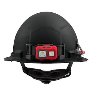 BOLT Black Type 1 Class E Full Brim Non-Vented Hard Hat with 6-Point Ratcheting Suspension (10-Pack)