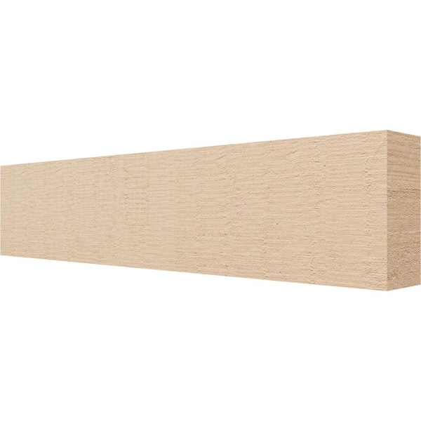 Ekena Millwork 4-in. x 8-in. x 36-in. Block Woodgrain, Primed Tan Timberthane Polyurethane Rafter Tail Brace