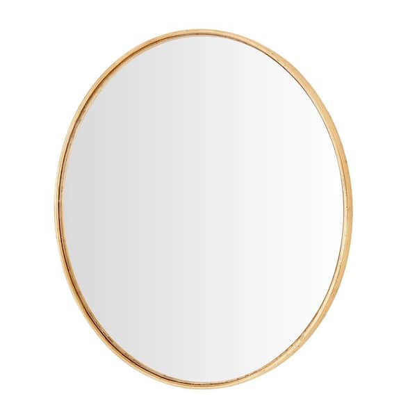 Home Decorators Collection Round Convex Mirror in Gold (24 in. D) H5-MH-240  - The Home Depot
