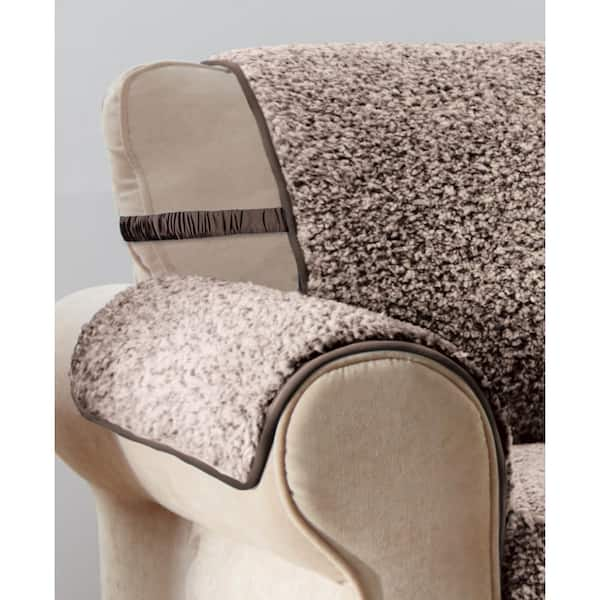 Cambridge Sherpa Furniture Covers - Mocha Sofa