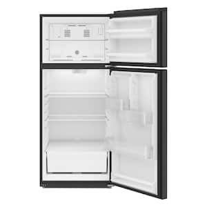 16.4 cu. ft. Built-in Top-Freezer Refrigerator in Black