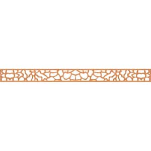 Rochester Fretwork 0.25 in. D x 46.375 in. W x 4 in. L Cherry Wood Panel Moulding