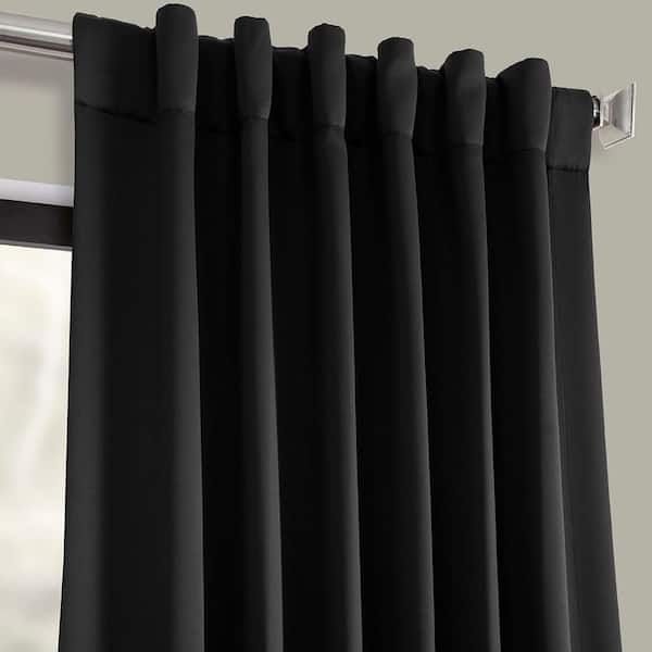 Qi10MAX9°　ARCHELON Black Out　50X Exclusive Fabrics & Furnishings Jet Black Rod Pocket Room