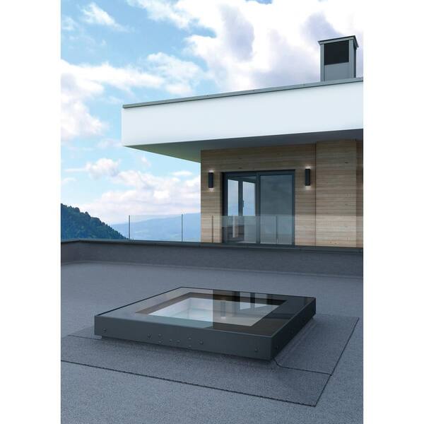 Skysouk！ Fakro PDX 21 in. x 37-7/8 in. Fixed Deck Mounted Skylight with