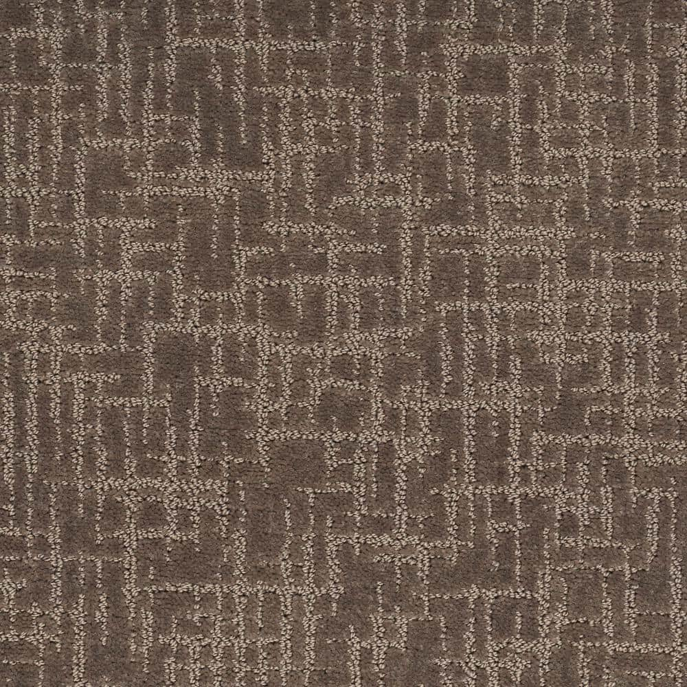 Mohawk 8 in. x 8 in. Pattern Carpet Sample - Brasswick - Color ...