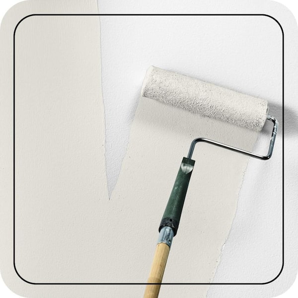 1 gal. #PPU7-12 Silky White Ceiling Flat Interior Paint & Primer
