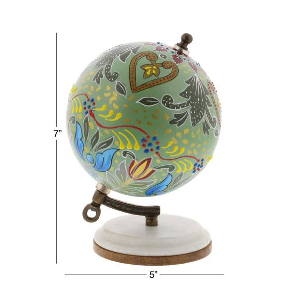 multi colored globe