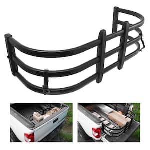 Truck Bed Extender Aluminum Retractable Tailgate Extender 55.5 in. to 68 in. Fits for Ford Super Duty, F150, Dodge Ram