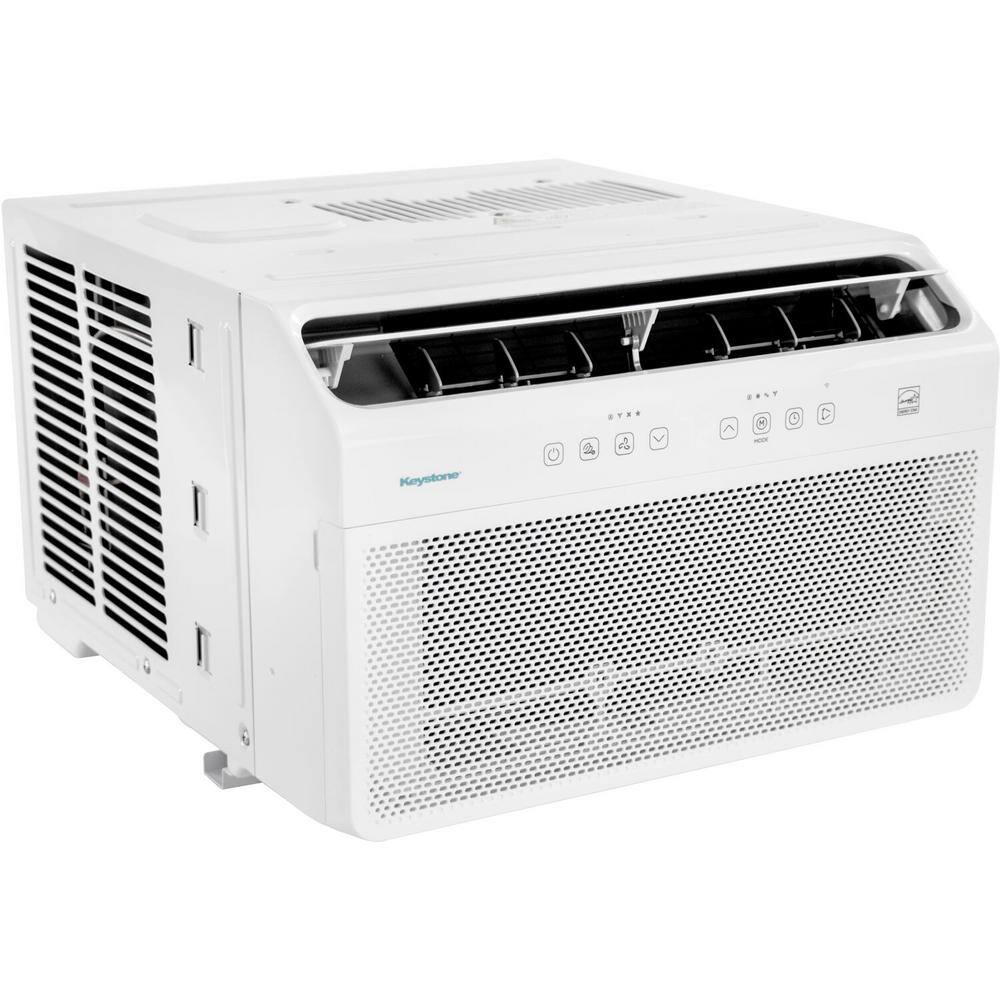 Keystone 10,000 BTU White Window Air Conditioner with Remote