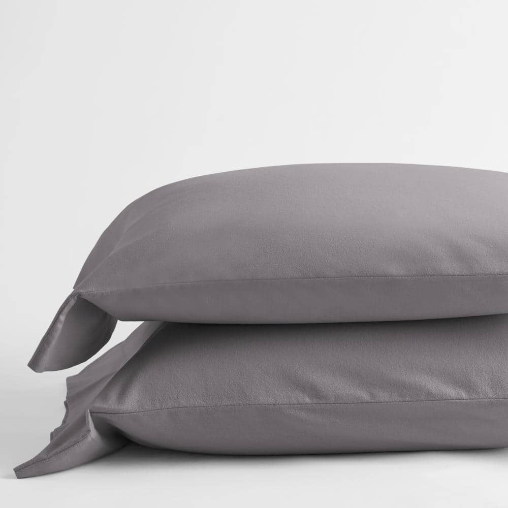 gray pillow cases