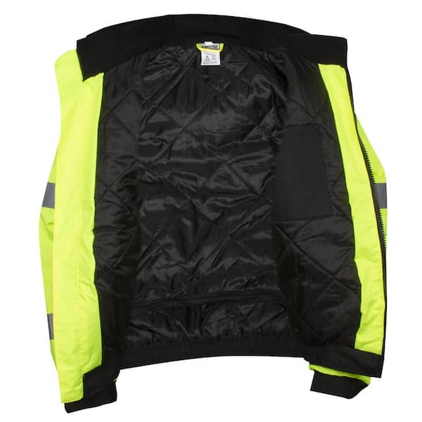 Cordova Reptyle Type R Class 3 Large Bomber Jacket in Lime