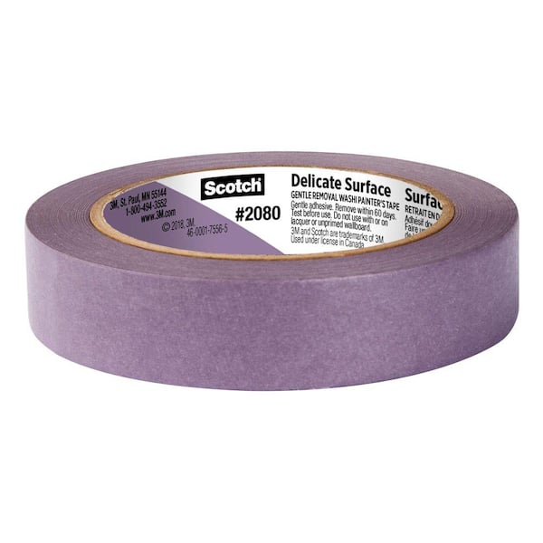 3 pack 1/4 .25 inch x 60yd (6mm x 55m) Thin STIKK Purple Painters Mas –  STIKK Tape