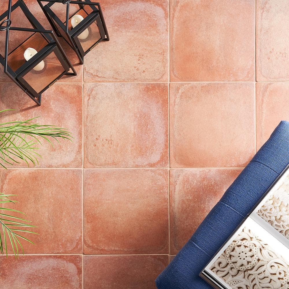 Kaleo 14.17 in. Matte Porcelain Terracotta Look Tile