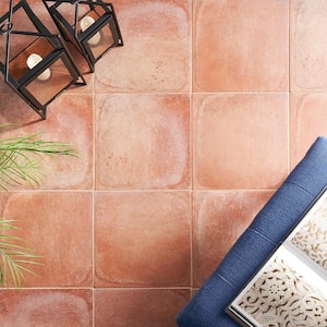 Kaleo Brick 14.17 in. x 14.17 in. Matte Porcelain Terracotta Look Floor and Wall Tile (10.76 sq. ft./Case)