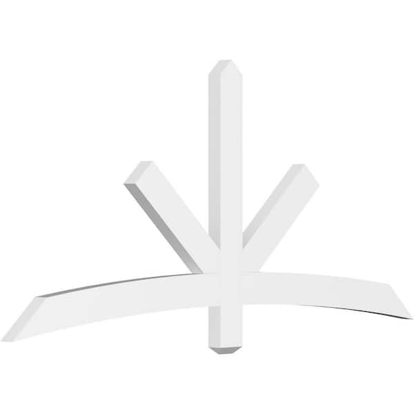 Ekena Millwork Alberta 72 in. W x 33 in. H x 2 in. D Signature Polyurethane Bracket