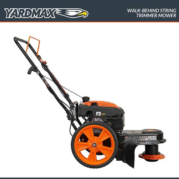 YARDMAX 22 in. 170cc Gas Walk Behind String Trimmer Mower YARDMAX 22 in. 170cc Gas Walk Behind String Trimmer Mower
