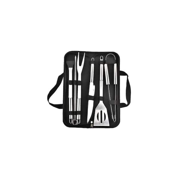 Unbranded Outdoor Cooking Accessories, 9-Piece Stainless Steel Grill Kit with Case, Grill Tools for Men,