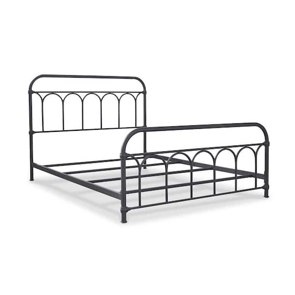Signature DESIGN BY ASHLEY Nashburg Black Metal Frame Queen Panel Bed