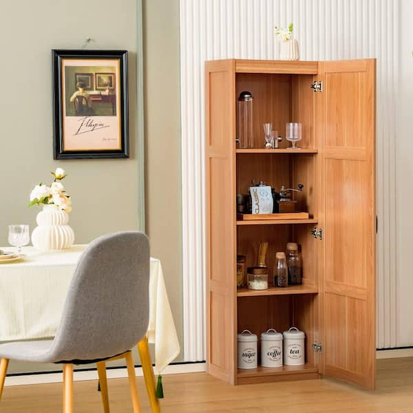 Freestanding bathroom on sale linen cabinet