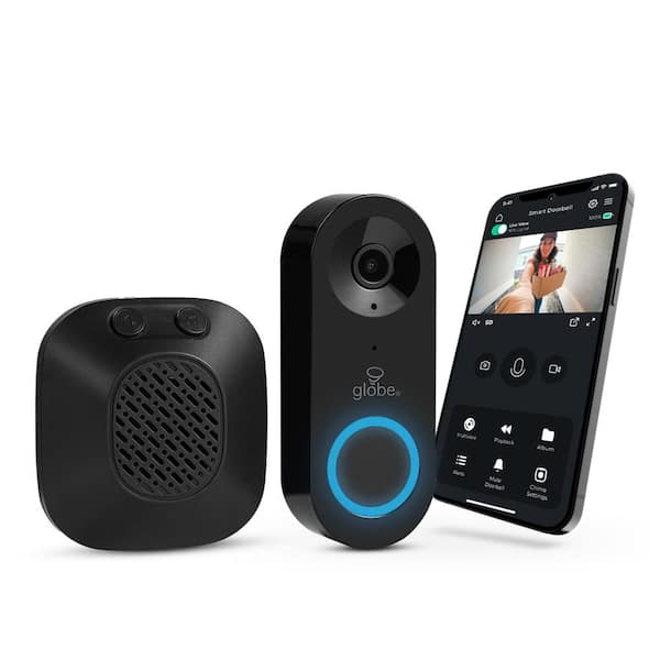 Heath Zenith Hardwired Smart Motion Detection Night Vision Doorbell Kit